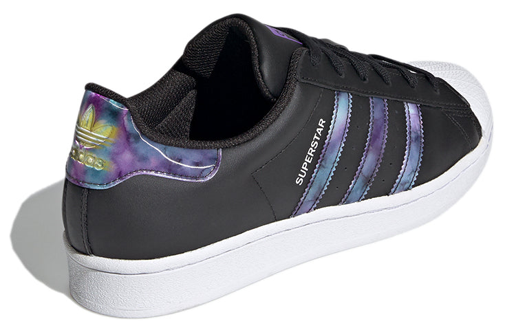 (WMNS) adidas originals Superstar 'Black White Purple' GZ5216