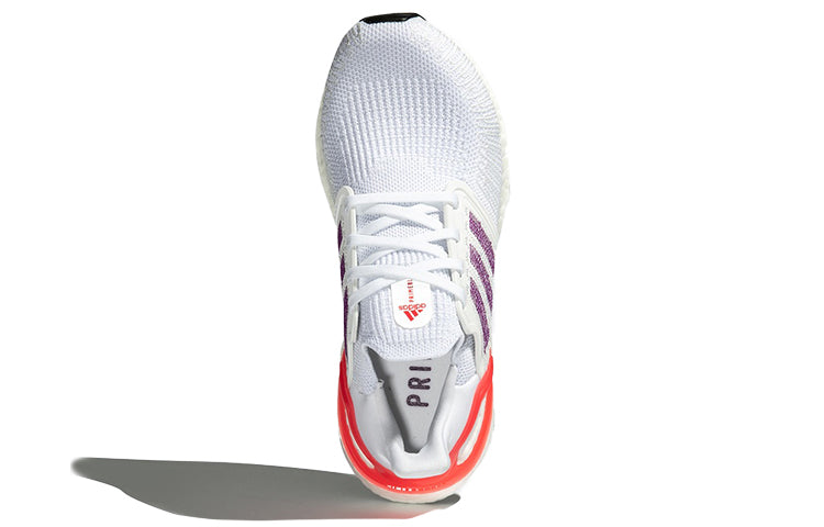 (WMNS) adidas Ultraboost 20 'White Purple Crimson' FY3466
