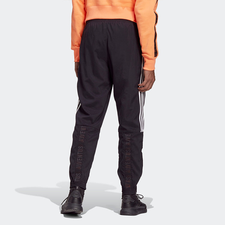 adidas Juve Ssp Pnt Juventus Soccer/Football Casual Bundle Feet Sports Long Pants Black FR4217