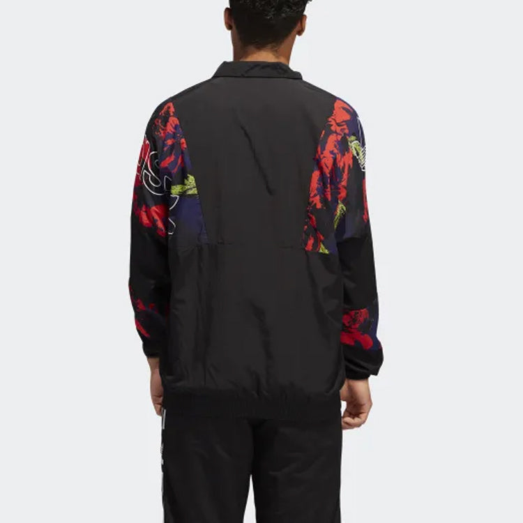 Men's adidas Fstv Tracktop Sports Black Jacket GJ7772