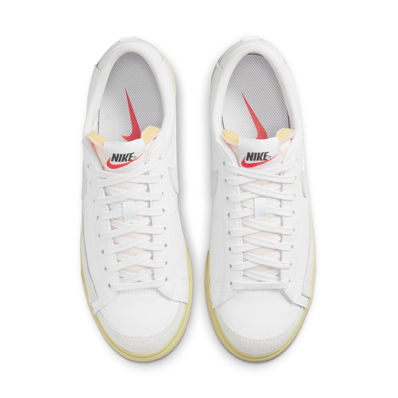 (WMNS) Nike Blazer Low Platform 'White Lemon Wash' DJ0292-109
