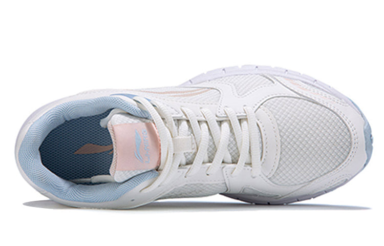 (WMNS) Li-Ning Comfort Running Shoes 'White Blue' ARBQ044-1