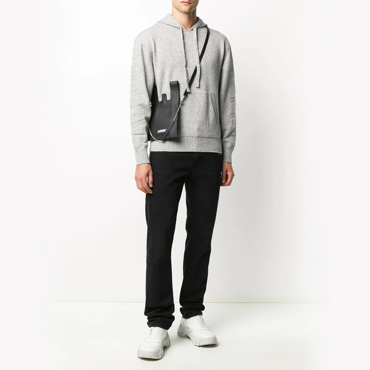 Men's Off-White Sleeve Stripe Gray OMHA097F20KNI0010900