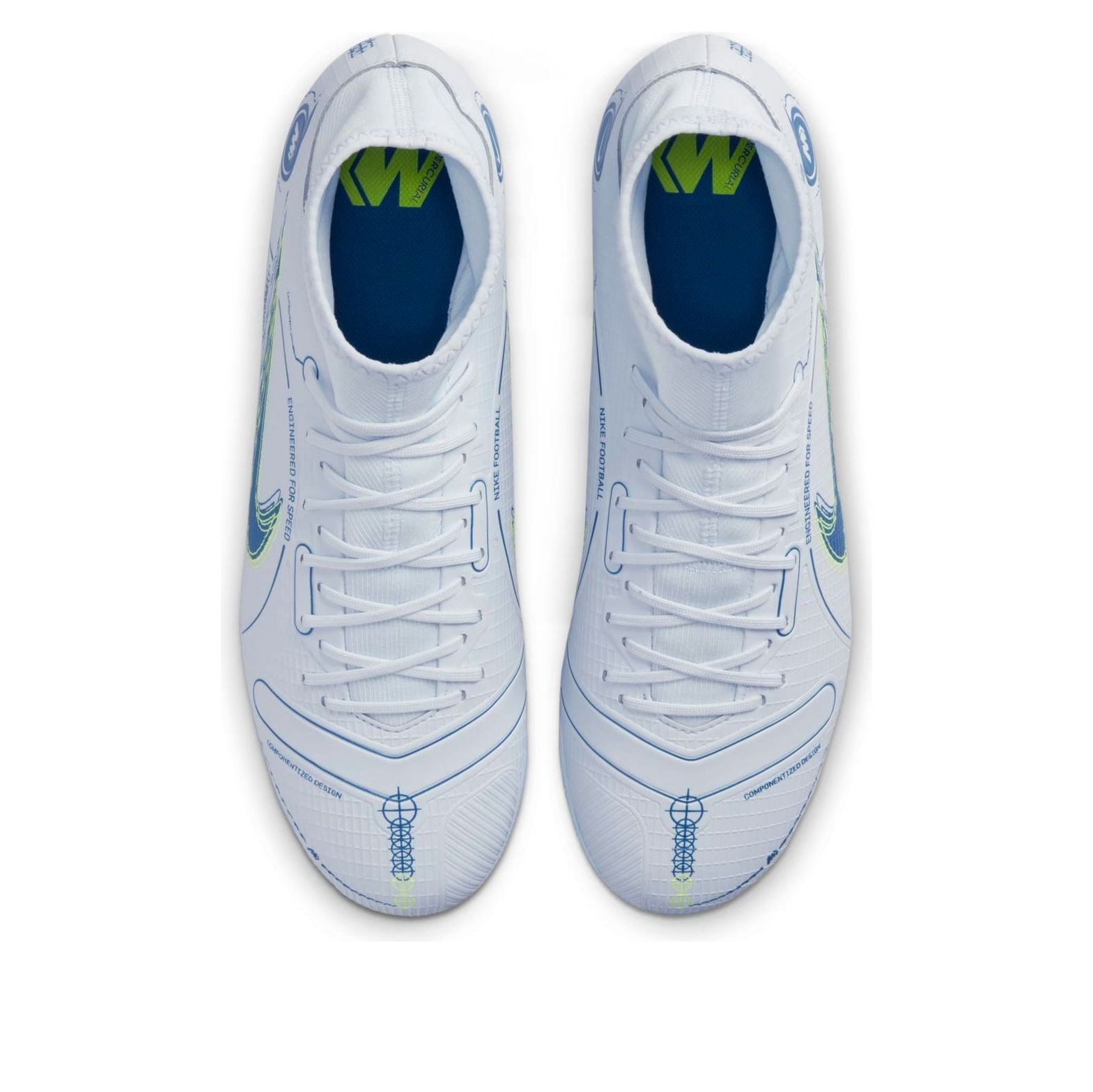 Nike Mercurial Superfly 8 Academy AG 'Grey Light Blue Yellow' DJ2866-054