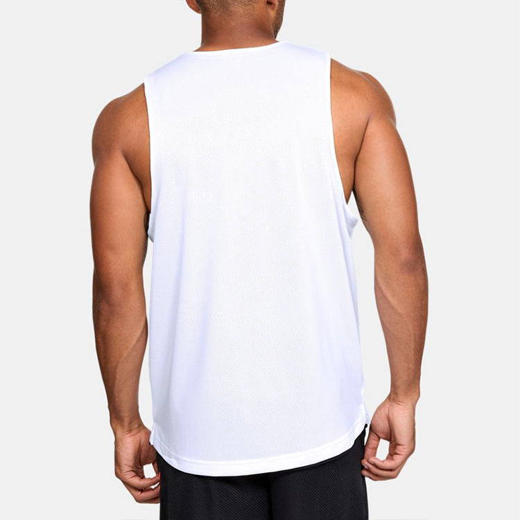 Under Armour Baseline Tank 'White Black' 1351288-100