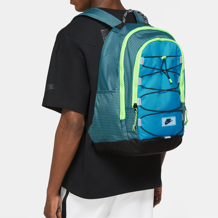 Nike Hayward 2.0 Large Capacity Drawstring schoolbag backpack Unisex Green / Blue CV1412-393