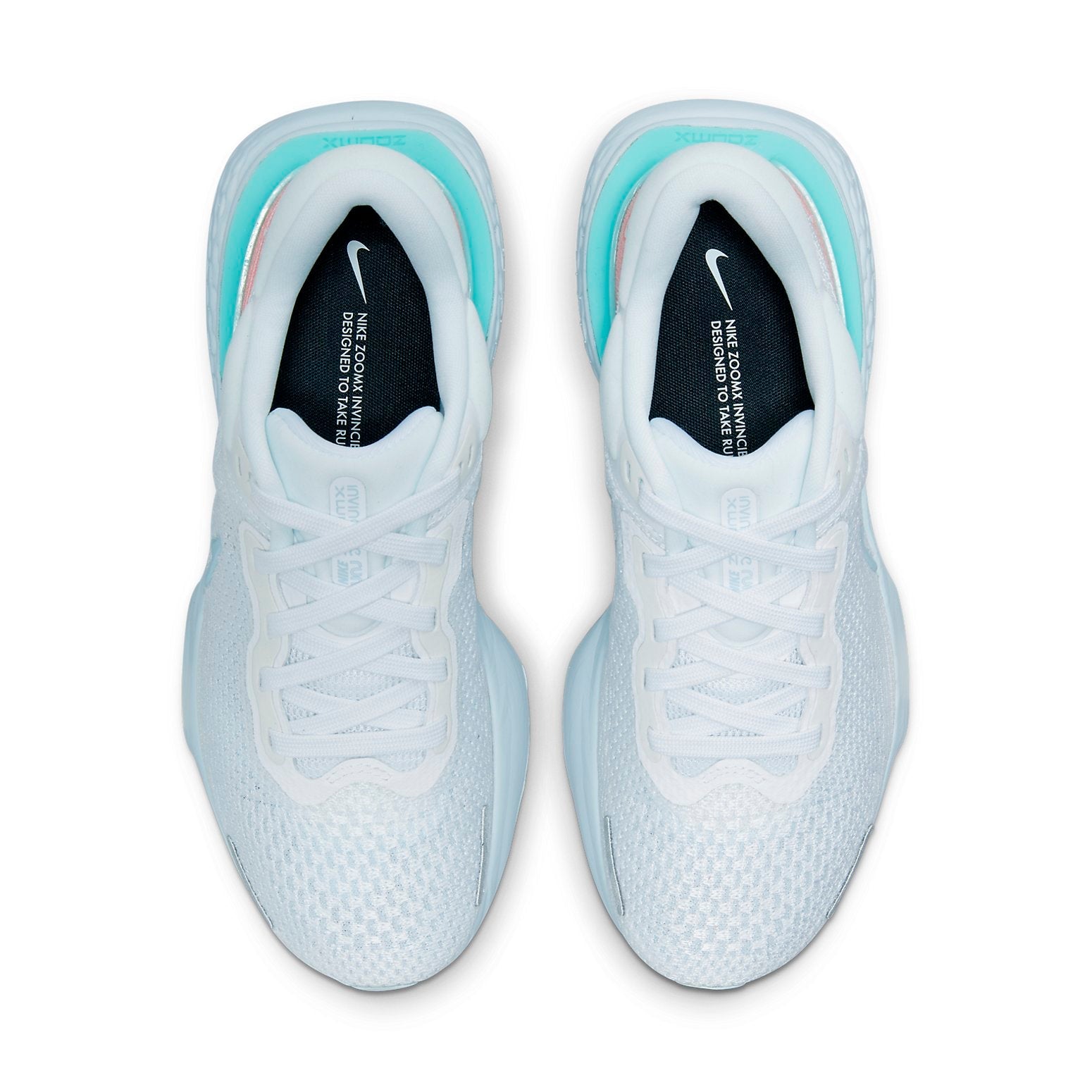 (WMNS) Nike ZoomX Invincible Run Flyknit 'White Dynamic Turquoise' CT2229-102