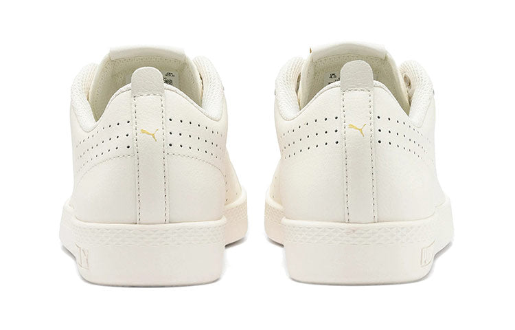 (WMNS) PUMA Smash Perf Leather White 365216-10