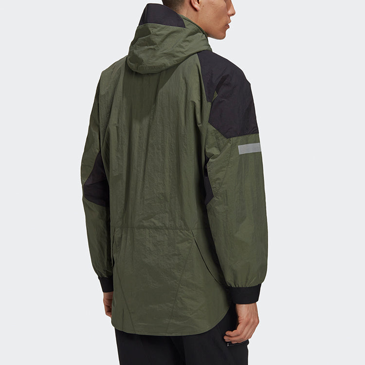 adidas originals Adv Fz Wb Zipper hooded track Jacket Basic Green GD5587