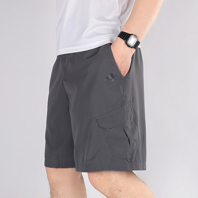 adidas Running Sports Woven Breathable Shorts Gray GJ2857
