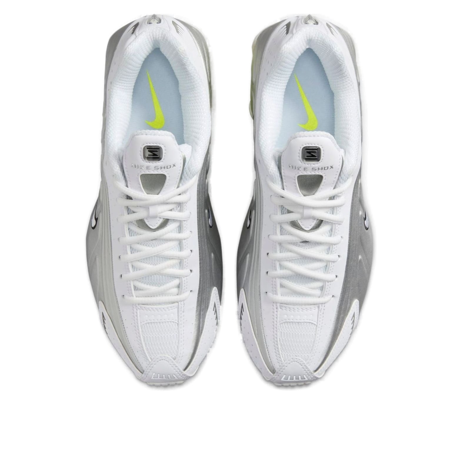 (WMNS) Nike Shox R4 'White Metallic Silver' AR3565-102
