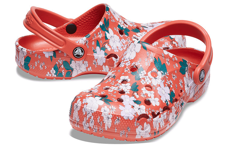 Crocs Baya Seasonal Printed Clogs 'Spicy Orange White' 206230-82Z