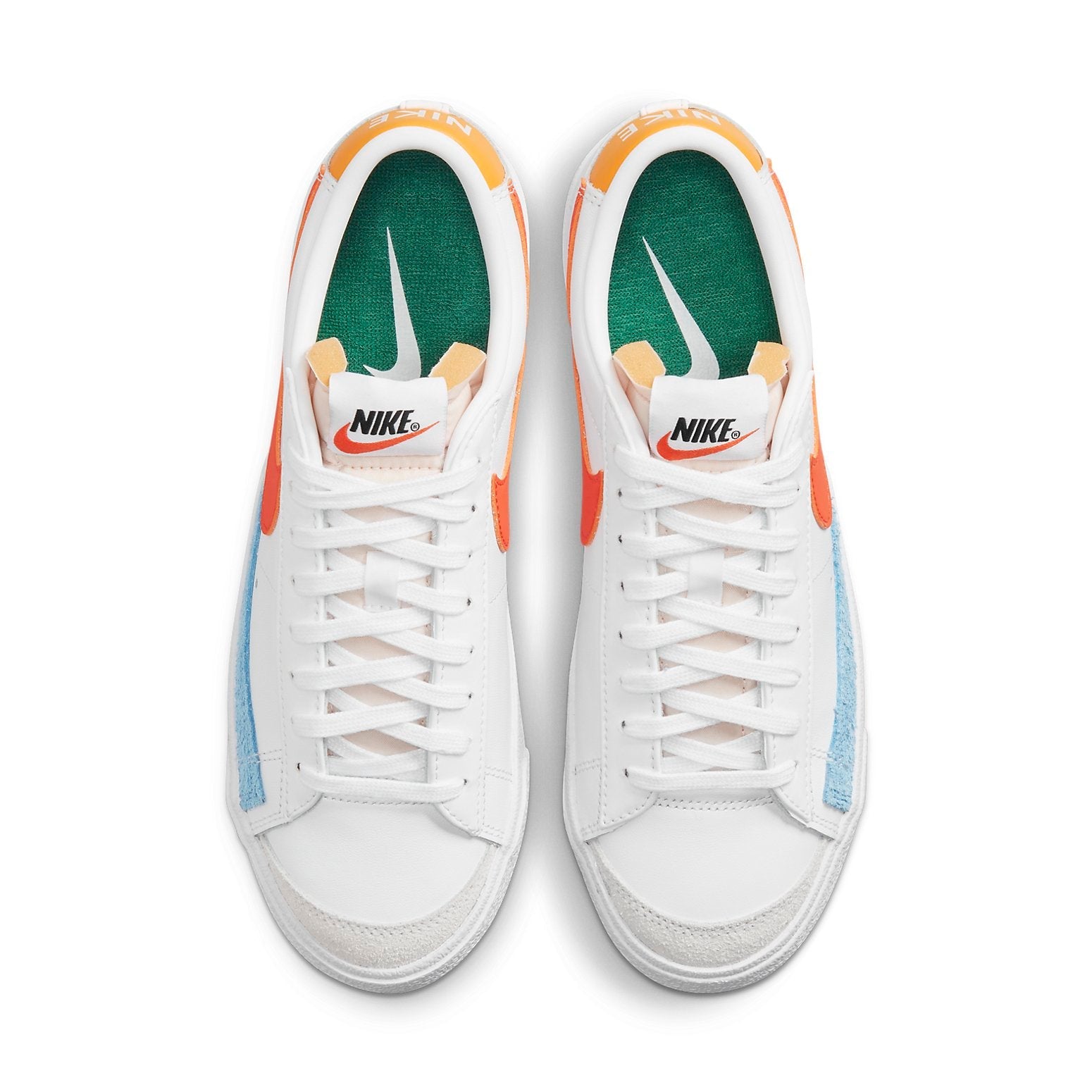 (WMNS) Nike Blazer Low '77 'White Orange' DC4769-105