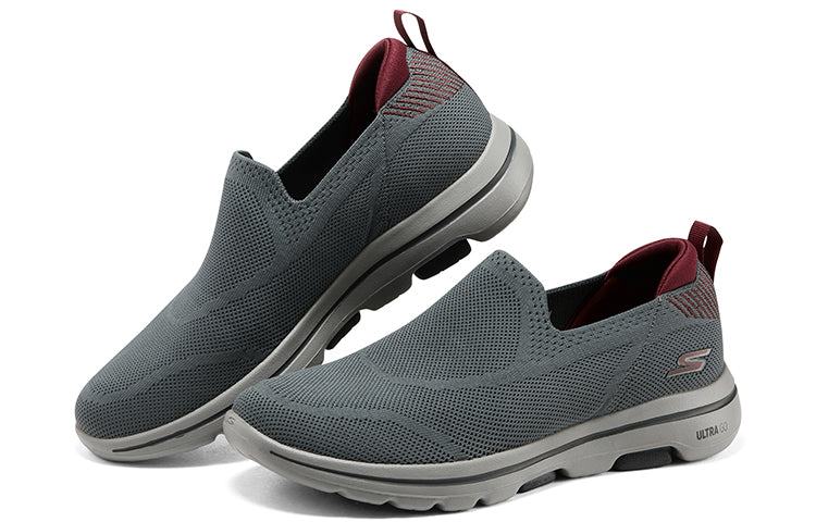 Skechers Go Walk 5 'Charcoal Red' 216038-CCRD