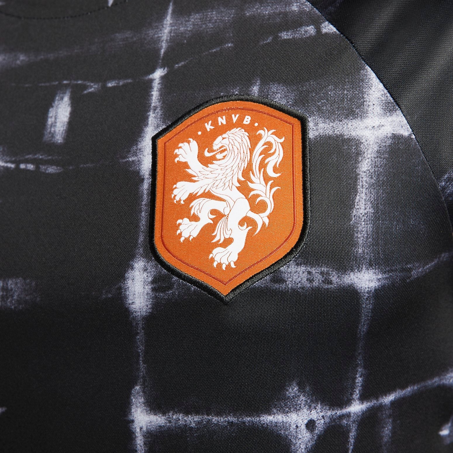 Nike Netherlands National Team Pre Match Training Soccer Jersey 'Black' DM9550-010
