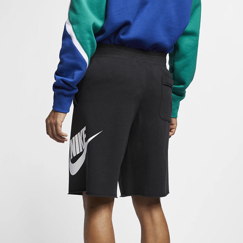 Nike Logo Printing Running Sports Short Pant Male Black AR2375-010