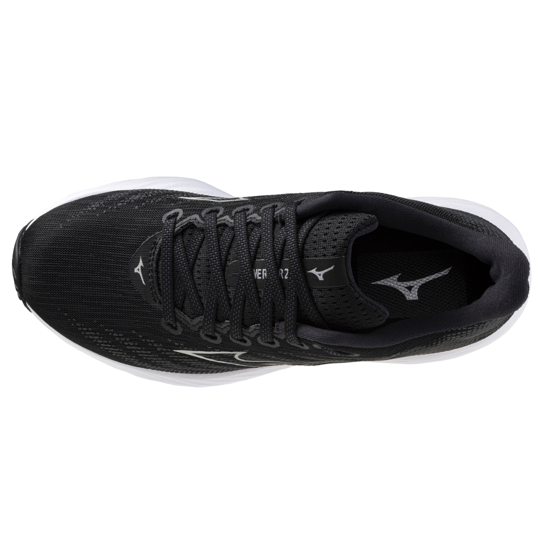 (WMNS) Mizuno Wave Rider 27 4E Running Sneakers 'Black' J1GD240622