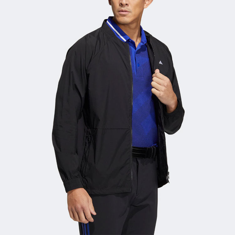 adidas Statement Windproof Jacket 'White Blue' HT0005