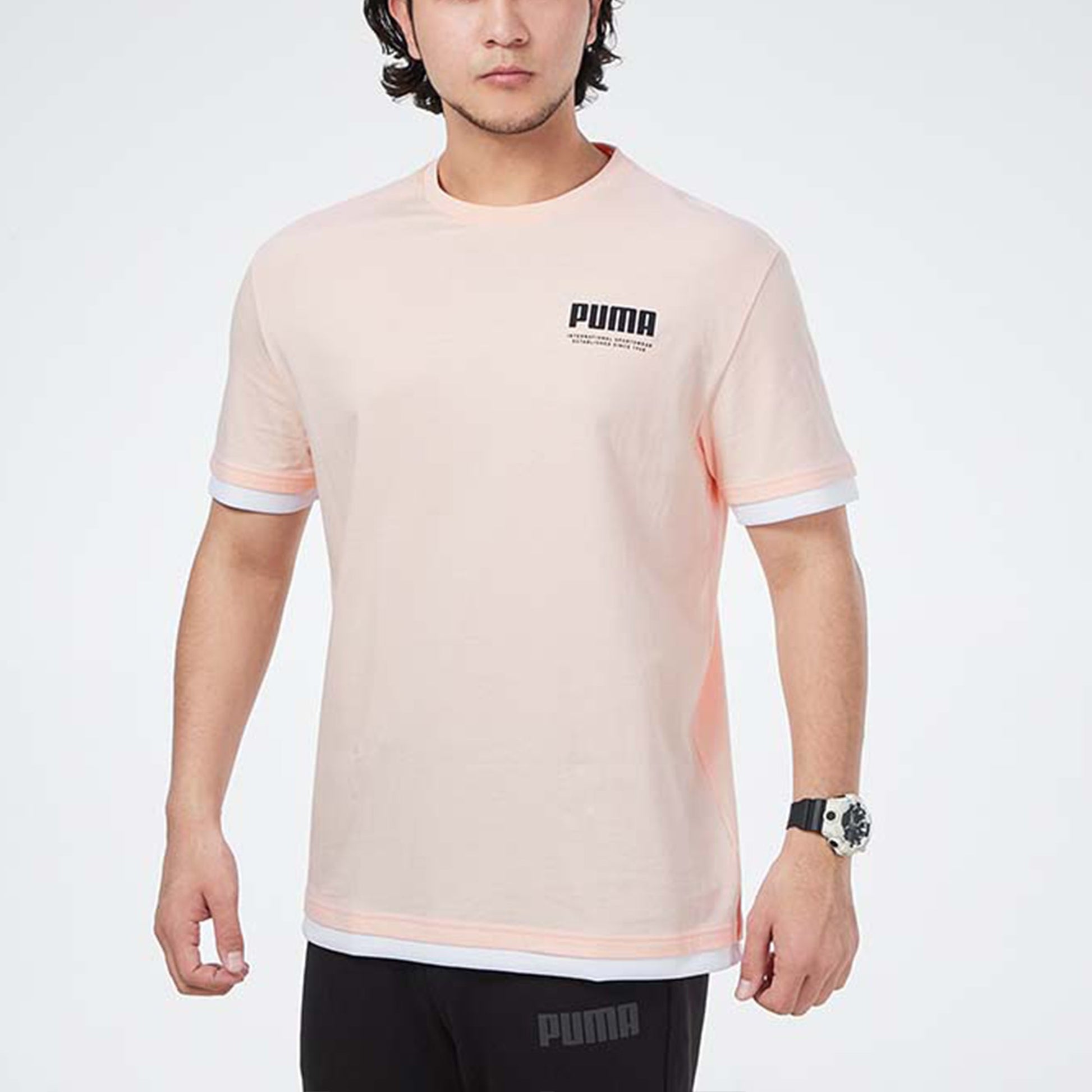 PUMA Summer Court T-Shirt 'Pink' 845862-27