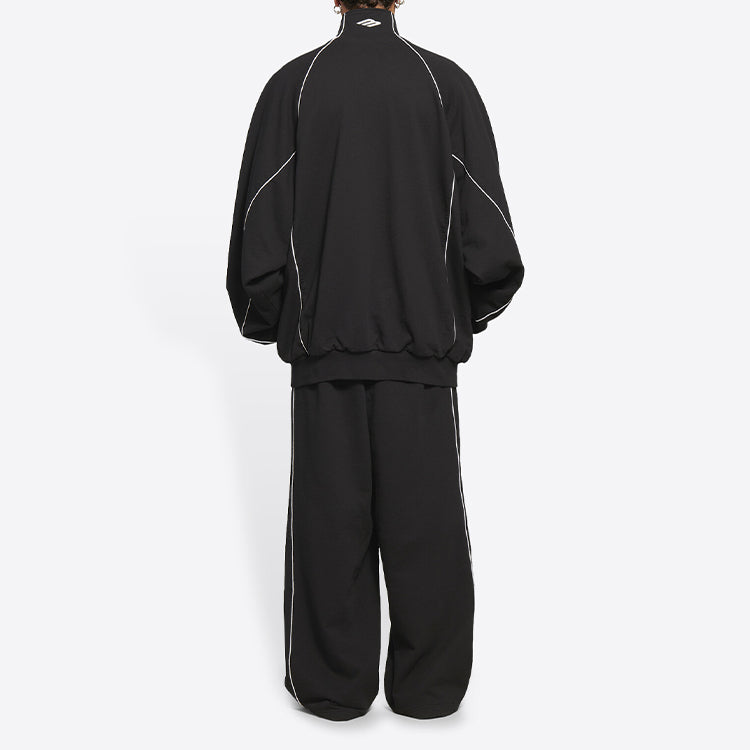 Balenciaga 3B Sports Icon Tracksuit Jacket 'Black' 697954TMVA61000