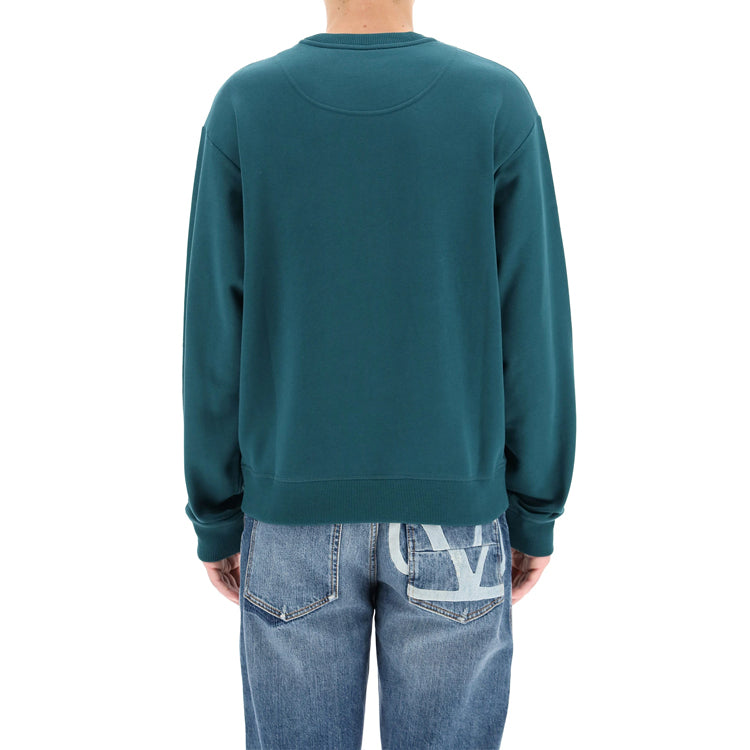 Men's KENZO TIGER Pattern Embroidered Printing Blue FA65SW1104XA-73