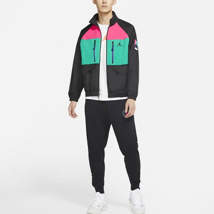 Air Jordan Winter Utility Athleisure Casual Sports Jacket Black CT3380-010