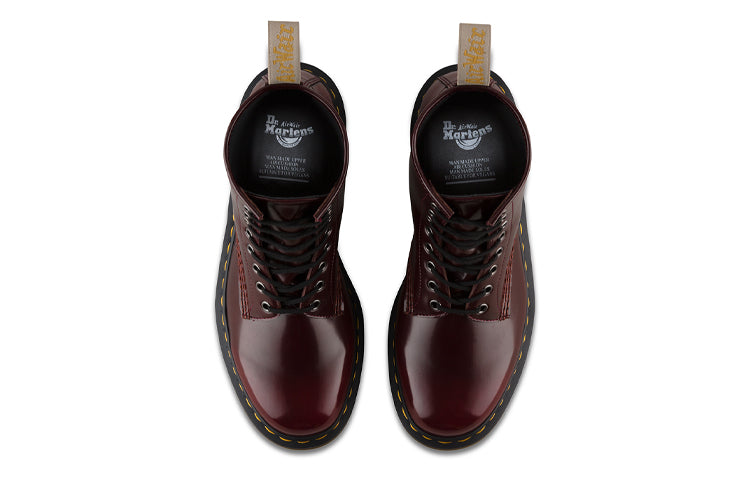 (WMNS) Dr. Martens Vegan 1460 'Cambridge Brush - Cherry Red' 24226600