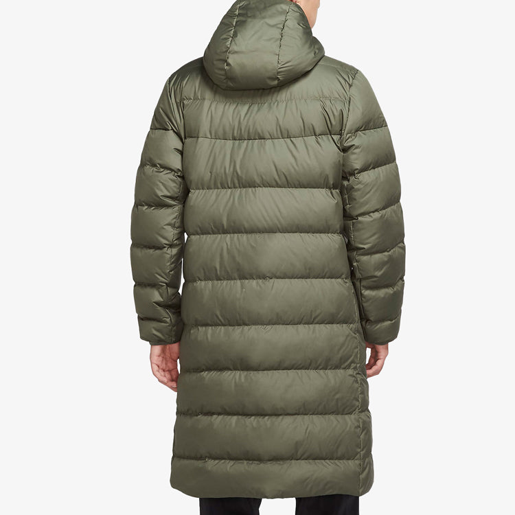 Nike Casual Sports mid-length hooded down Jacket Green CU0281-380