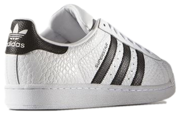 adidas originals Superstar Lightweight Cozy Skate Shoes White Black Unisex 'Black White' S75157