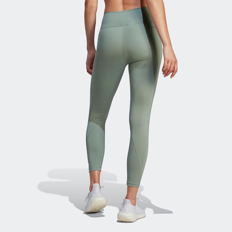 (WMNS) adidas Optime Training 7/8 Leggings 'Green' HR9604