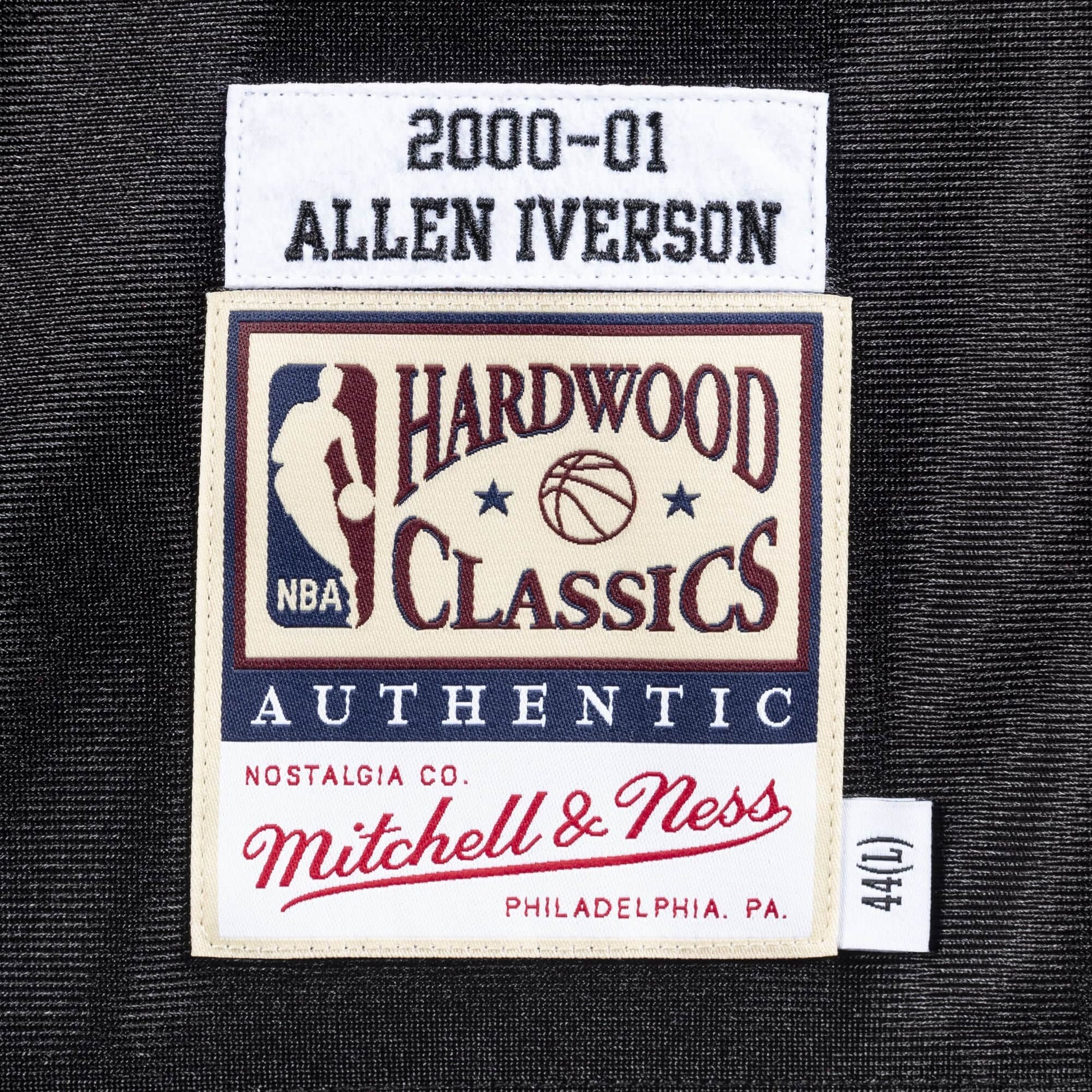 Mitchell & Ness x NBA Philadelphia 76ers 2000-01 Road Finals Jerseys 'Allen Iverson 3' AJY4GS18104-P76BLCK00AIV