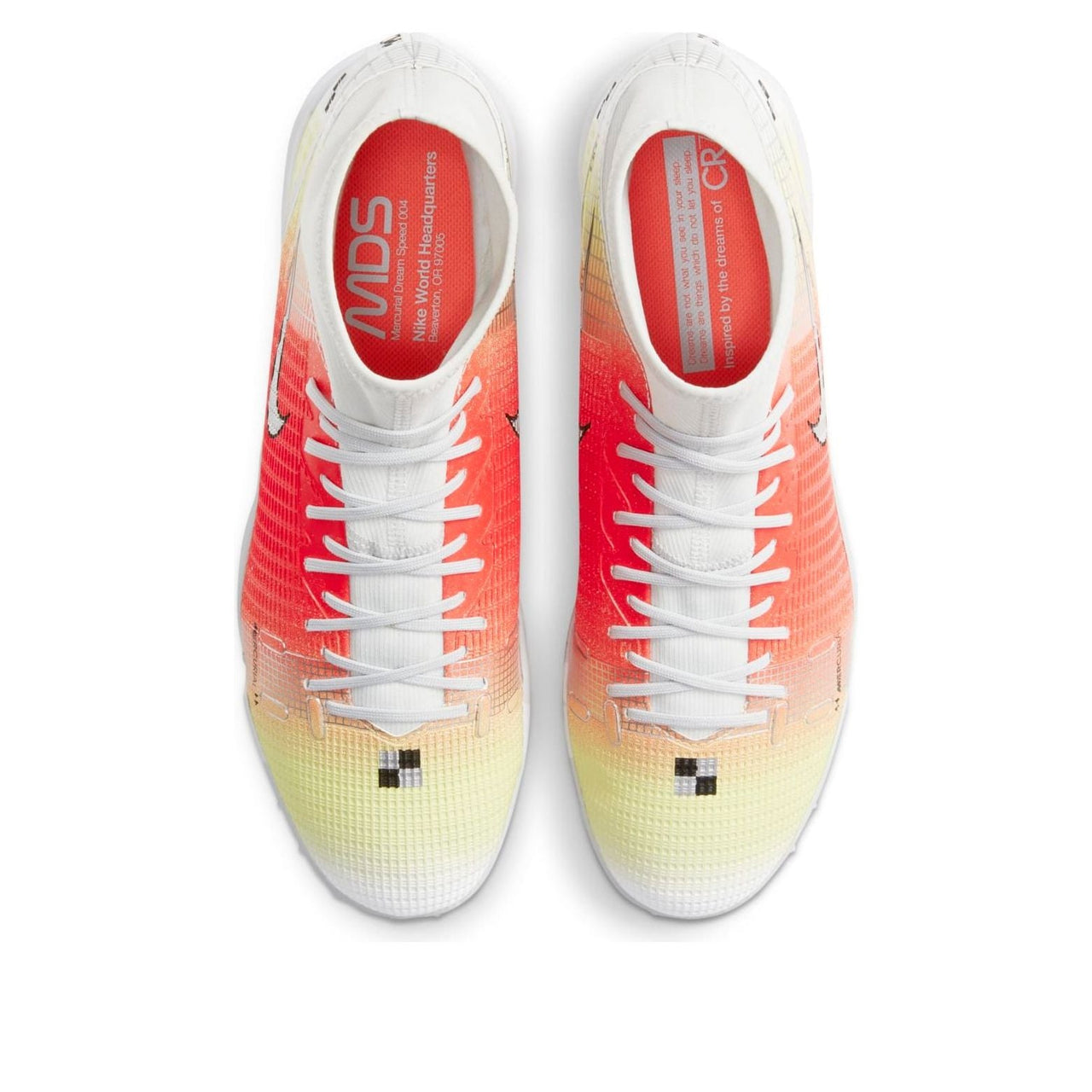 Nike Mercurial Superfly 8 Academy MDS TF Turf 'Orange Yellow Silver' CV0952-118