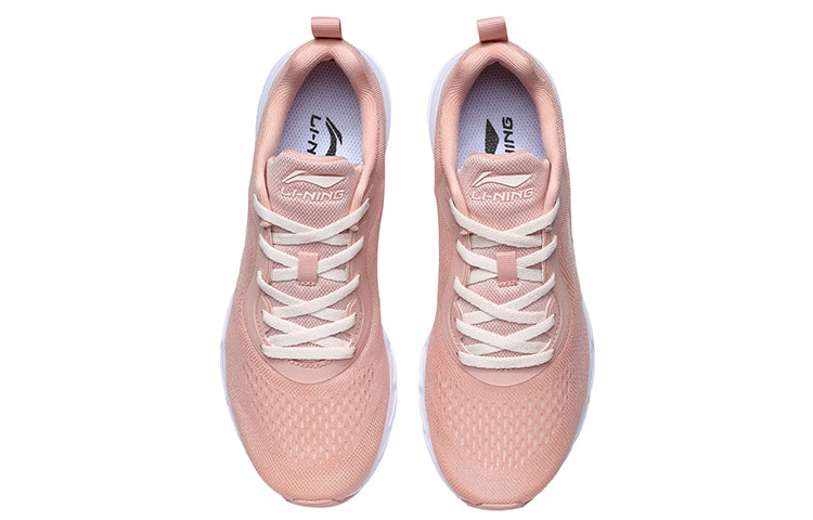 (WMNS) Li-Ning Lightweight Running Shoes 'Rose Pink White' ARBR006-4