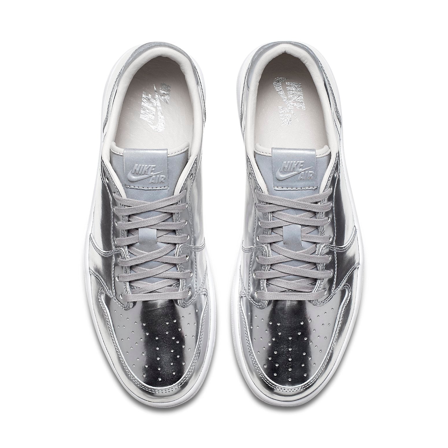 Air Jordan 1 Retro Low OG Pinnacle 'Metallic Silver' 852549-003