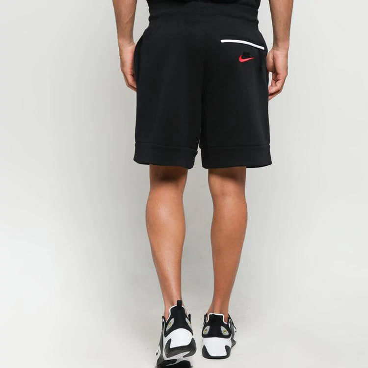 Men's Nike Air Fleece Colorblock Black Shorts CJ4833-010