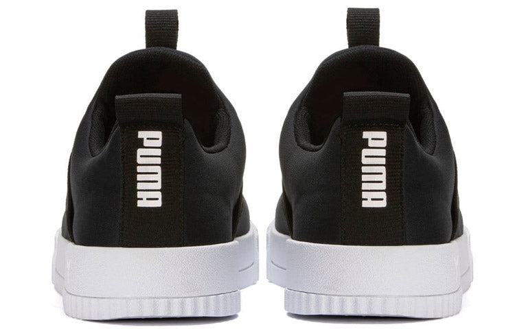 PUMA Carina Leisure Board Shoes Black/White 375966-01