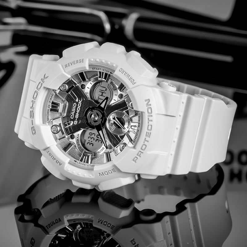 CASIO G-Shock Analog-Digital 'White' GMA-S120MF-7A1