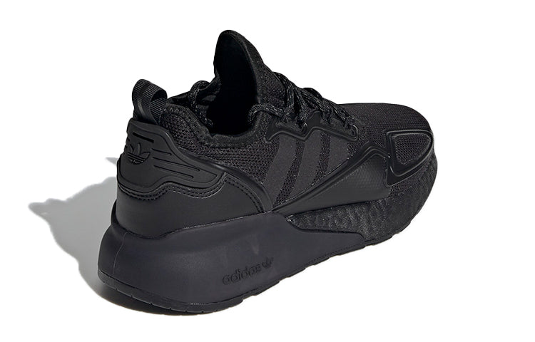 (GS) adidas ZX 2K Boost J 'Triple Black' FX7476
