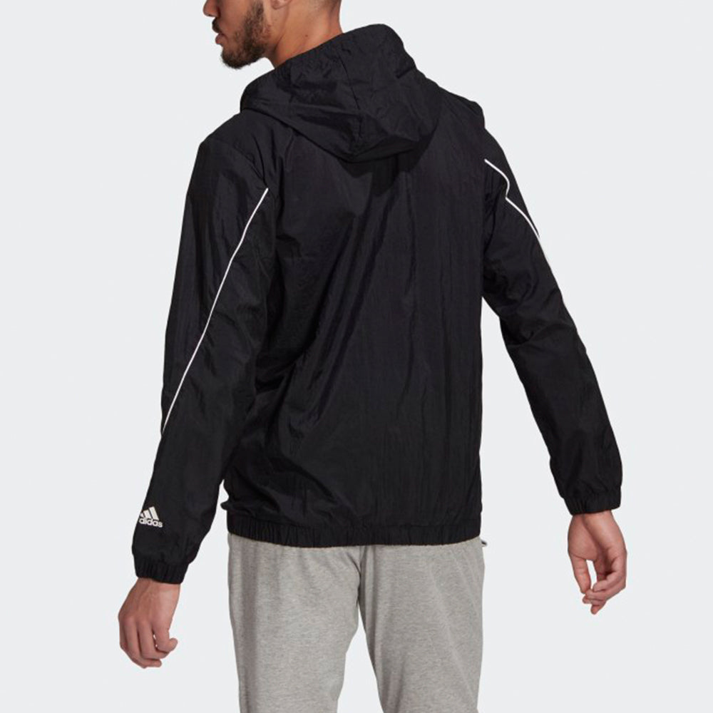 adidas M Favs Q1 Wb Large Logo Printing Sports Hooded Jacket Black GK9439