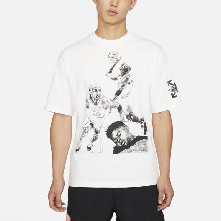 Air Jordan x Off-White MJ T-Shirt Asia Sizing 'White' DB4301-100