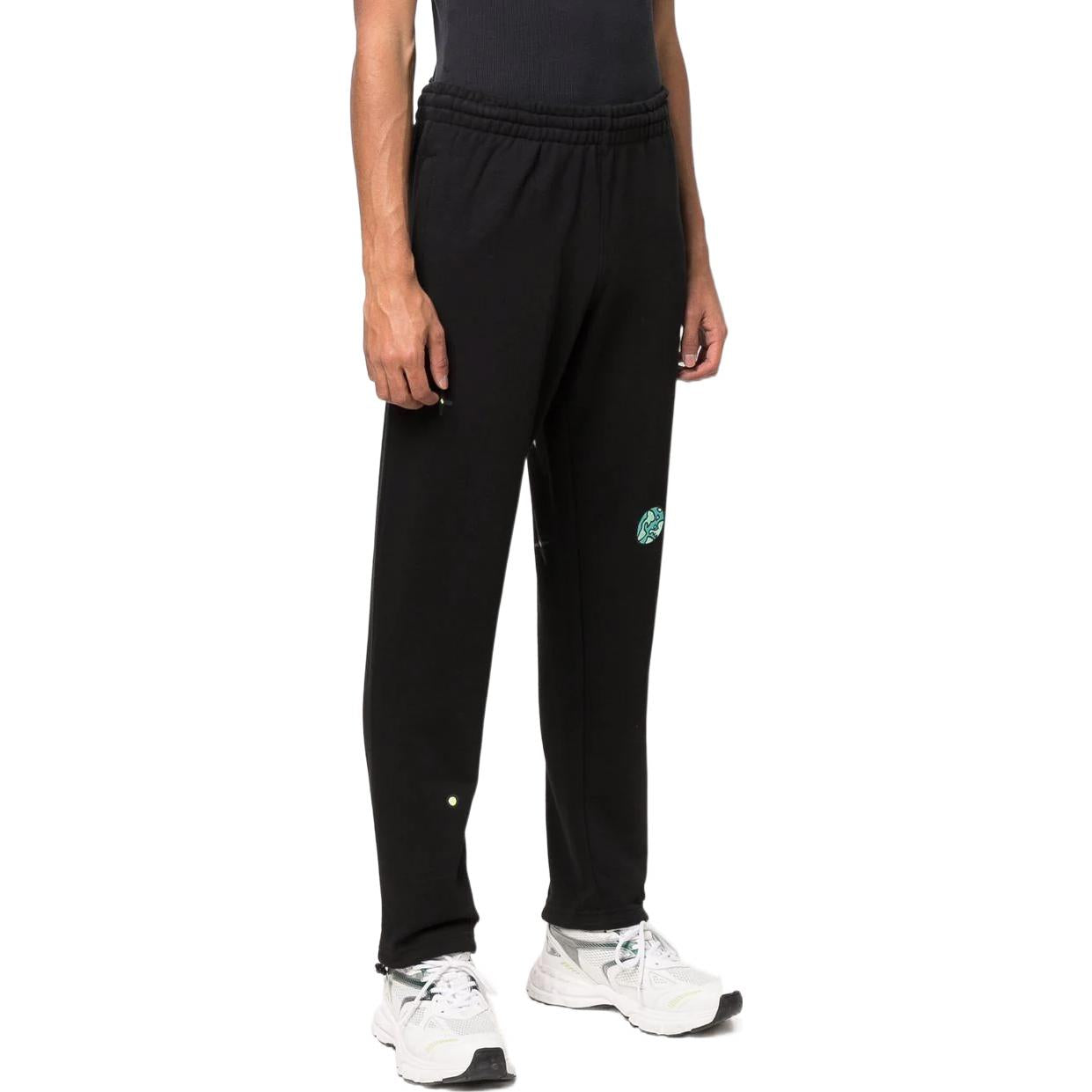 Men's adidas Solid Color Straight Sports Pants/Trousers/Joggers Black HC9447