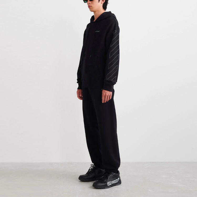 Men's Off-White SS22 Logo Loose Fit Black OMBB097C99FLE0011010