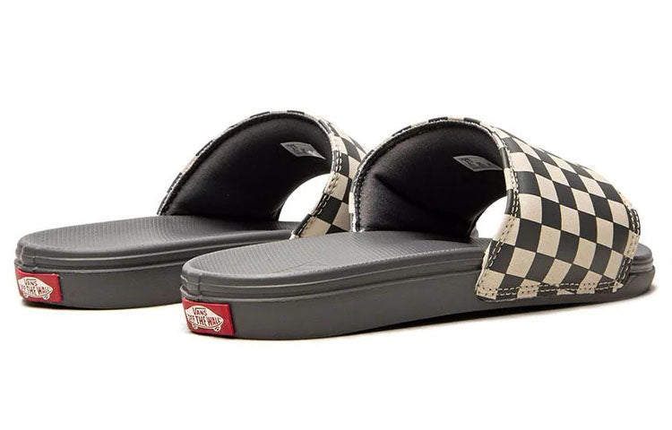 Vans La Costa Slide-On Sports Slippers Black White Distress Grid 'Black White' VN0A5HF588H