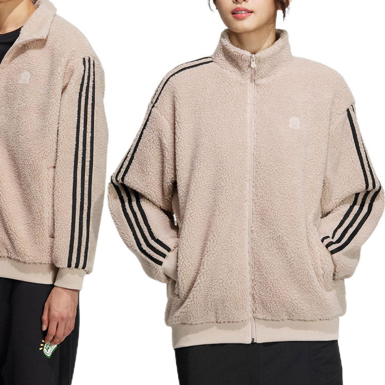 adidas Neo Essentials Jackets 'Beige Black' HY2684