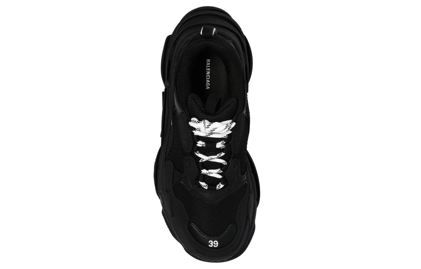 (WMNS) Balenciaga Triple S 'Black' 2019 524036W09O11000