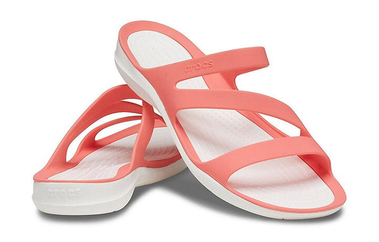 (WMNS) Crocs Soft Sole Cozy Sports Red Sandals 203998-6SL