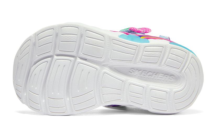 (GS) Skechers Rainbow Racer 'Pink Blue' 302975L-BLU