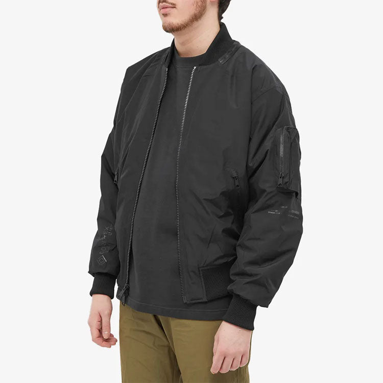 Air Jordan Solid Color Zipper Long Sleeves Jacket Men's Black DJ0232-010