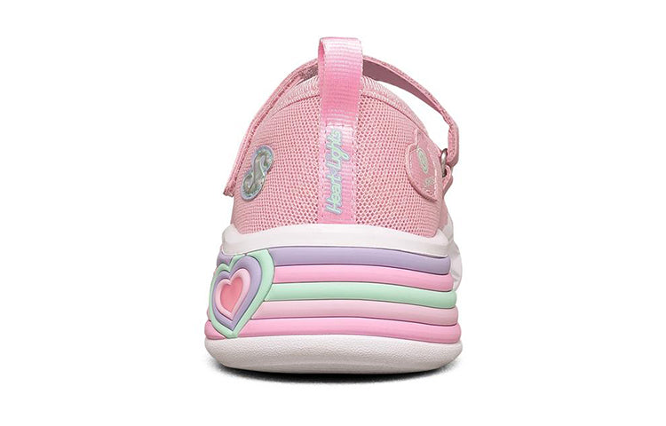 (GS) Skechers Sweetheart Lights 'Pink White' 302303L-PNK