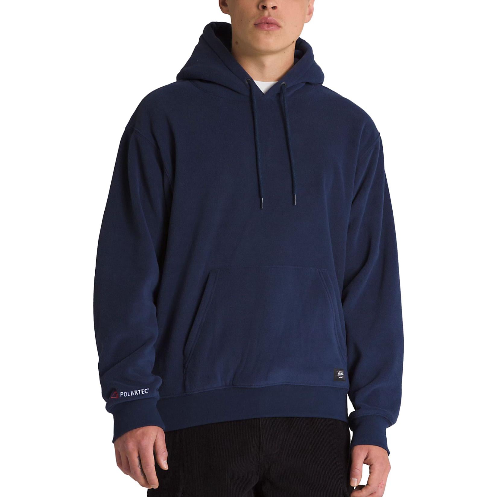 Vans Polartec Loose Fleece Pullover Hoodie 'Blue' VN000AJFLKZ